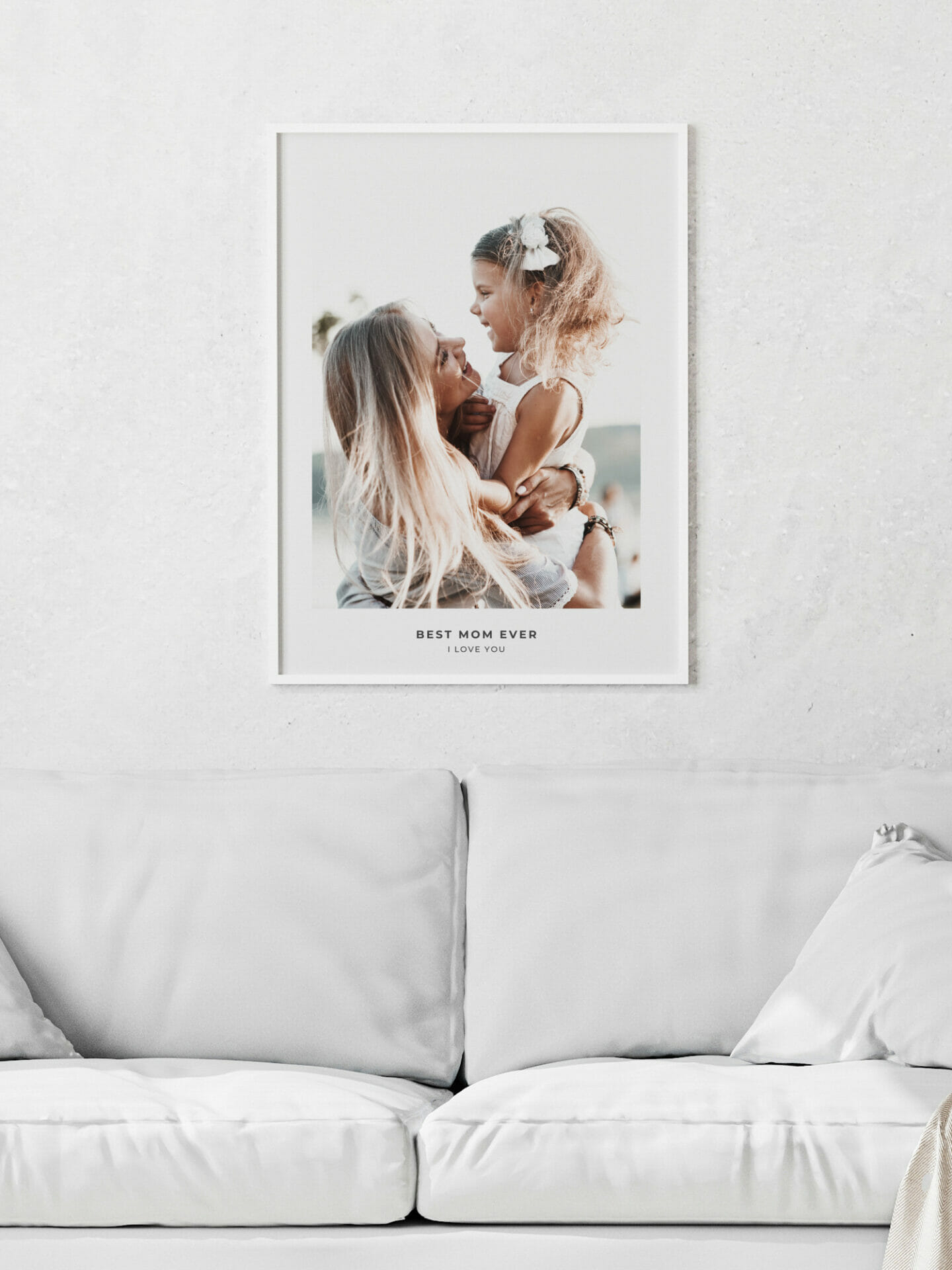 Poster of mother and daughter in interior