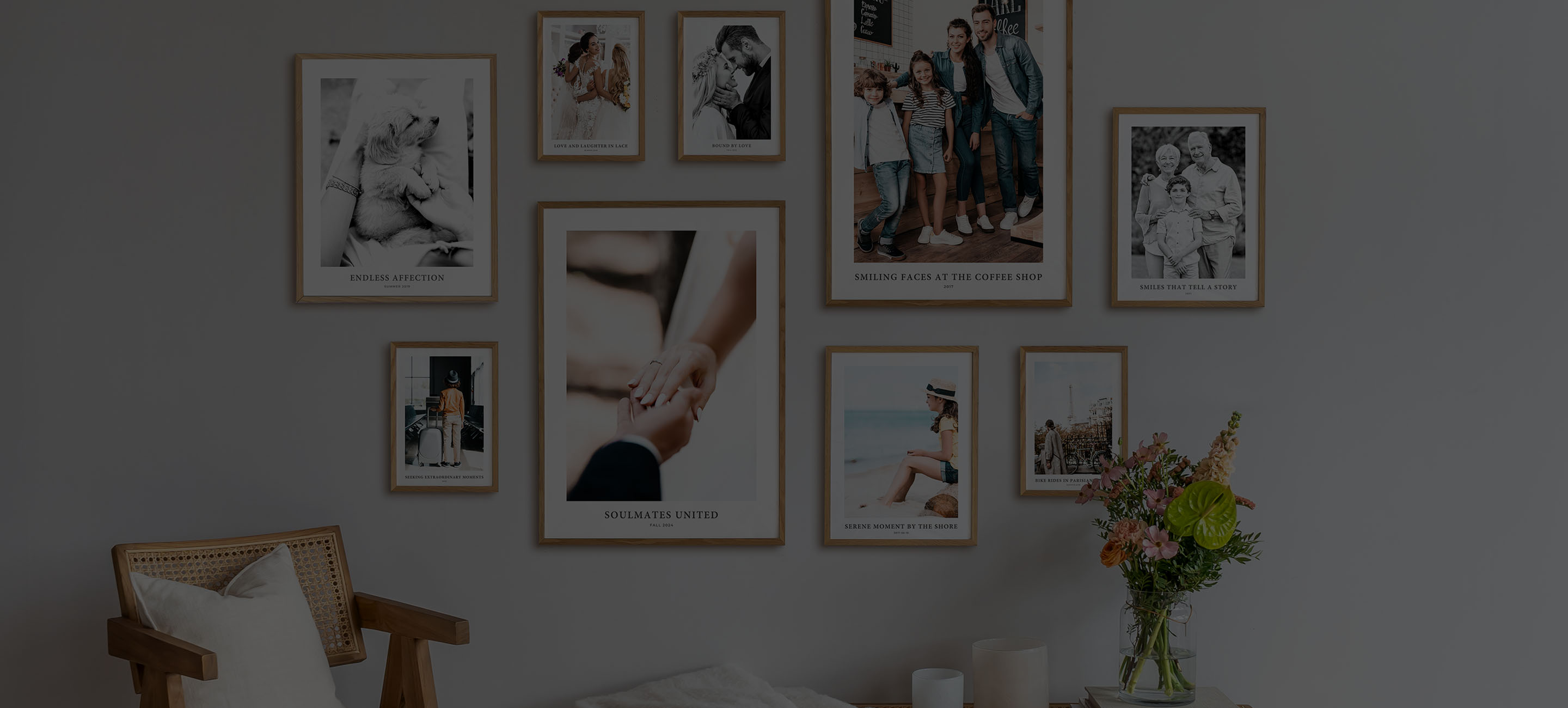 Gallery wall overlay